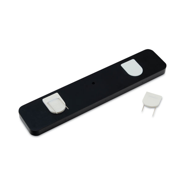 ADVANTUS CORPORATION Panel Wall Sign Name Holder, Acrylic, 9 x 2, 6/Pack, Clear