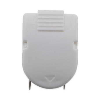ADVANTUS CORPORATION Wall Clips for Fabric Panels, 40 Sheet Capacity, White, 50/Box