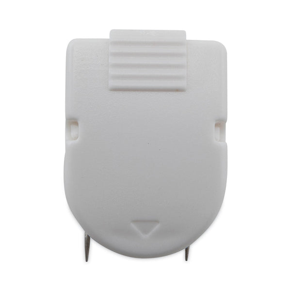 ADVANTUS CORPORATION Wall Clips for Fabric Panels, 40 Sheet Capacity, White, 50/Box