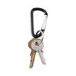 ADVANTUS CORPORATION Carabiner Key Chains, (10) 1" x 2" Black Carabiners, (10) 1" dia Silver Key Rings, Aluminum