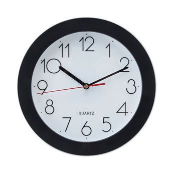 UNIVERSAL OFFICE PRODUCTS Bold Round Wall Clock, 9.75
