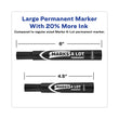 AVERY PRODUCTS CORPORATION MARKS A LOT Large Desk-Style Permanent Marker Value Pack, Broad Chisel Tip, Black, 36/Pack (98206)