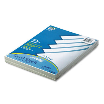 PACON CORPORATION Array Card Stock, 65 lb Cover Weight, 8.5 x 11, White, 100/Pack