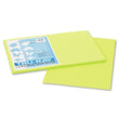 PACON CORPORATION Tru-Ray Construction Paper, 76 lb Text Weight, 12 x 18, Brilliant Lime, 50/Pack