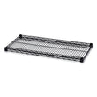 ALERA Industrial Wire Shelving Extra Wire Shelves, 36w x 18d, Black, 2 Shelves/Carton