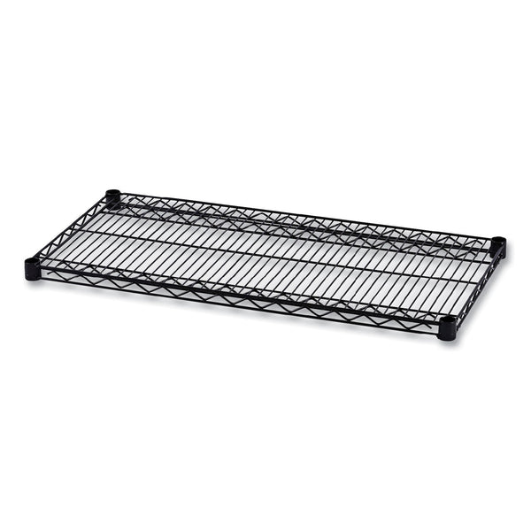 ALERA Industrial Wire Shelving Extra Wire Shelves, 36w x 18d, Black, 2 Shelves/Carton