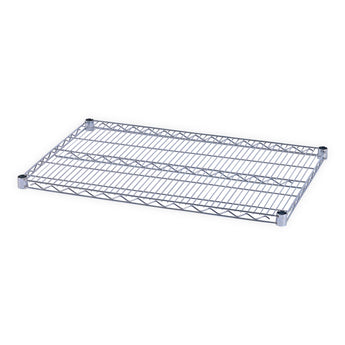 ALERA Industrial Wire Shelving Extra Wire Shelves, 36w x 24d, Silver, 2 Shelves/Carton