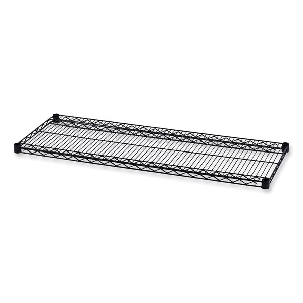 ALERA Industrial Wire Shelving Extra Wire Shelves, 48w x 18d, Black, 2 Shelves/Carton