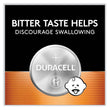 DURACELL PRODUCTS COMPANY Lithium Coin Batteries With Bitterant, 2025, 4/Pack