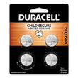 DURACELL PRODUCTS COMPANY Lithium Coin Batteries With Bitterant, 2025, 4/Pack