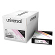 Universal® Deluxe Colored Paper, 20 lb Bond Weight, 8.5 x 11, Pink, 500/Ream