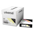 UNIVERSAL OFFICE PRODUCTS Deluxe Colored Paper, 20 lb Bond Weight, 8.5 x 11, Canary, 500/Ream