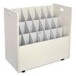 SAFCO PRODUCTS Mobile Roll File, 21 Compartments, 30.25w x 15.75d x 29.25h, Tan, Ships in 1-3 Business Days