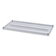 ALERA Industrial Wire Shelving Extra Wire Shelves, 48w x 24d, Silver, 2 Shelves/Carton