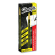 SANFORD Peel-Off China Markers, Black, Dozen