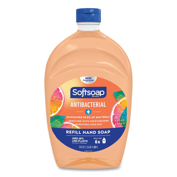 COLGATE PALMOLIVE, IPD. Antibacterial Liquid Hand Soap Refills, Fresh, Orange, 50 oz