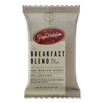 PAPANICHOLAS COFFEE Premium Coffee, Breakfast Blend, 18/Carton