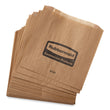 RUBBERMAID COMMERCIAL PROD. Waxed Napkin Receptacle Liners, 2.75" x 8.5", Brown, 250/Carton