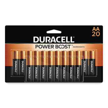 DURACELL PRODUCTS COMPANY Power Boost CopperTop Alkaline AA Batteries, 20/Pack