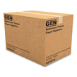 GEN Standard Bath Tissue, Septic Safe, Individually Wrapped Rolls, 1-Ply, White, 1,000 Sheets/Roll, 96 Wrapped Rolls/Carton