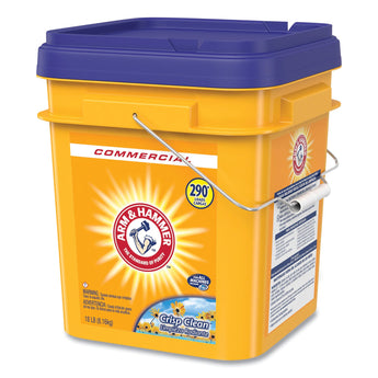 Powder Laundry Detergent, Crisp Clean, 18 lb Pail