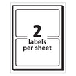 Printable Self-Adhesive Name Badges, 2 1/3 x 3 3/8, Red "Hello", 100/Pack Flipcost Flipcost