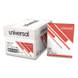 UNIVERSAL OFFICE PRODUCTS Copy Paper, 92 Bright, 20 lb Bond Weight, 8.5 x 11, White, 500 Sheets/Ream, 10 Reams/Carton