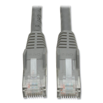 Tripp Lite CAT6 Gigabit Snagless Molded Patch Cable, 7 ft, Gray