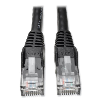 Tripp Lite CAT6 Gigabit Snagless Molded Patch Cable, 14 ft, Black