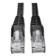 Tripp Lite CAT6 Gigabit Snagless Molded Patch Cable, 25 ft, Black