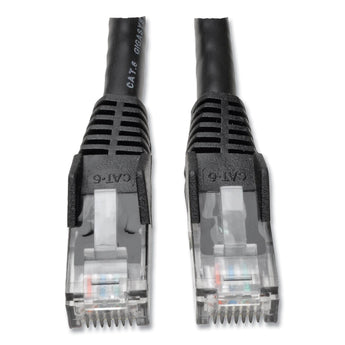 Tripp Lite CAT6 Gigabit Snagless Molded Patch Cable, 25 ft, Black