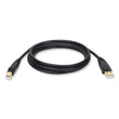 TRIPPLITE USB 2.0 A/B Cable (M/M), 15 ft, Black