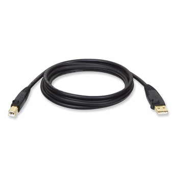 TRIPPLITE USB 2.0 A/B Cable (M/M), 15 ft, Black