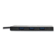 TRIPPLITE Ultra-Slim Portable USB 3.0 SuperSpeed Hub, 4 Ports, Black