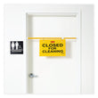 RUBBERMAID COMMERCIAL PROD. Site Safety Hanging Sign, 50 x 1 x 13, Yellow