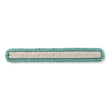 RUBBERMAID COMMERCIAL PROD. HYGEN Dust Mop Heads With Fringe, Green, 48", Microfiber