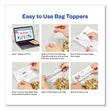 Sure Feed Printable Toppers with Bags, 1.75 x 5, White, 40/Pack Flipcost Flipcost