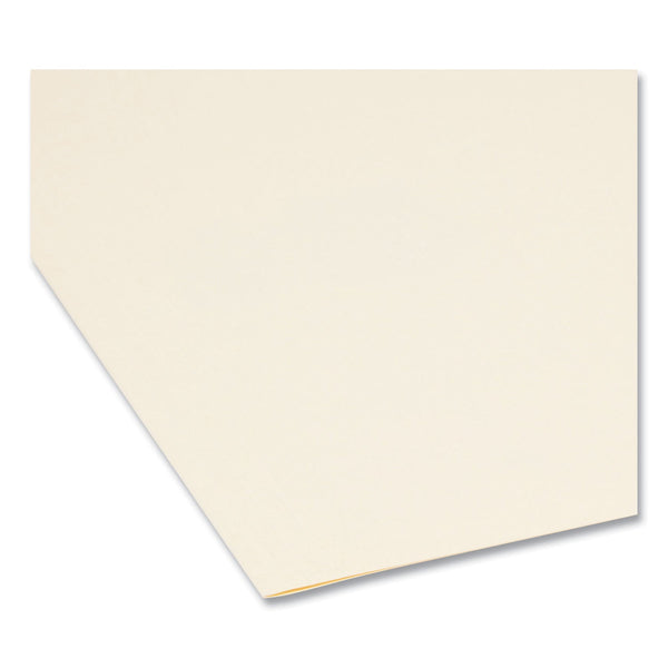 Manila Guide Height Systems File Folders, 2/5-Cut Tabs: Right of Center, Letter Size, 0.75" Expansion, Manila, 100/Box