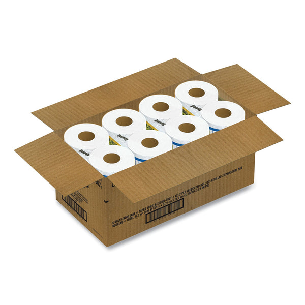 Select-a-Size Kitchen Roll Paper Towels, 2-Ply, White, 6 x 11, 113 Sheets/Roll, 2 Double Plus Rolls/Pack, 4 Packs/Carton