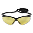 KleenGuard™ Nemesis Safety Glasses, Black Frame, Amber Lens