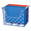 OFFICEMATE INTERNATIONAL CORP. Blue Glacier Desktop File Organizer, 1 Section, Letter-Size, 8.63" Long, Translucent Blue