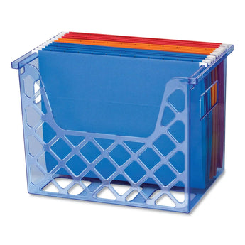OFFICEMATE INTERNATIONAL CORP. Blue Glacier Desktop File Organizer, 1 Section, Letter-Size, 8.63