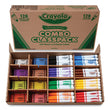 BINNEY & SMITH / CRAYOLA Crayons and Markers Combo Classpack, Eight Colors, 256/Set