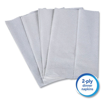 Full Fold Dispenser Napkins, 1-Ply, 13 x 12, White, 375/Pack, 16 Packs/Carton