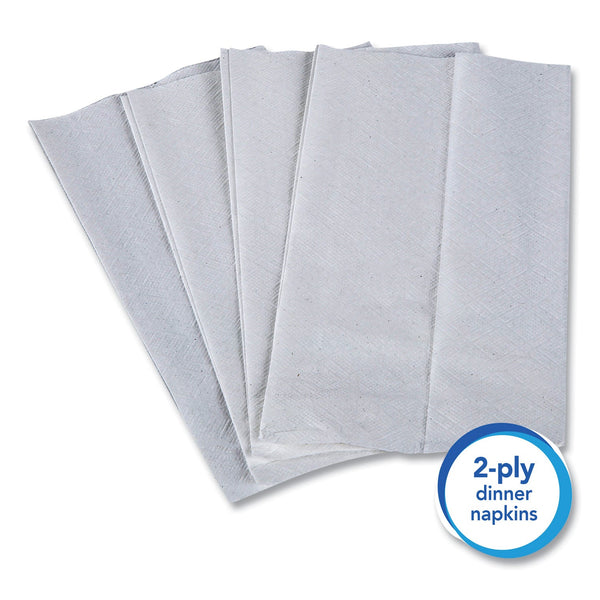 Full Fold Dispenser Napkins, 1-Ply, 13 x 12, White, 375/Pack, 16 Packs/Carton
