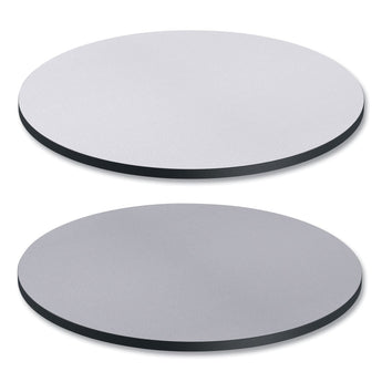 ALERA Reversible Laminate Table Top, Round, 35.5