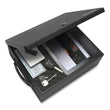 HONEYWELL ENVIRONMENTAL Large Cash Management Box, Key Lock, 11 x 14.3 x 4.3, Steel, Black