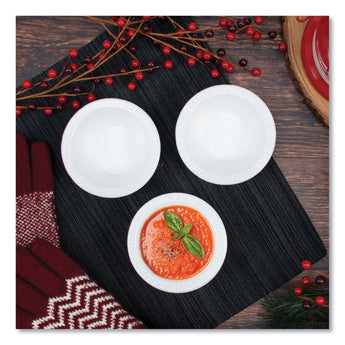 DART Non-Laminated Foam Dinnerware, Bowl, 5 oz, White, 125/Pack, 8 Packs/Carton
