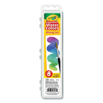 Crayola® Watercolor Mixing Set, 7 Assorted Colors, Palette Tray