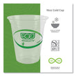 GreenStripe Renewable and Compostable Cold Cups, 16 oz, Clear, 50/Pack, 20 Packs/Carton